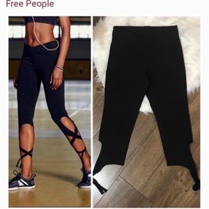 Free people tie up leggings